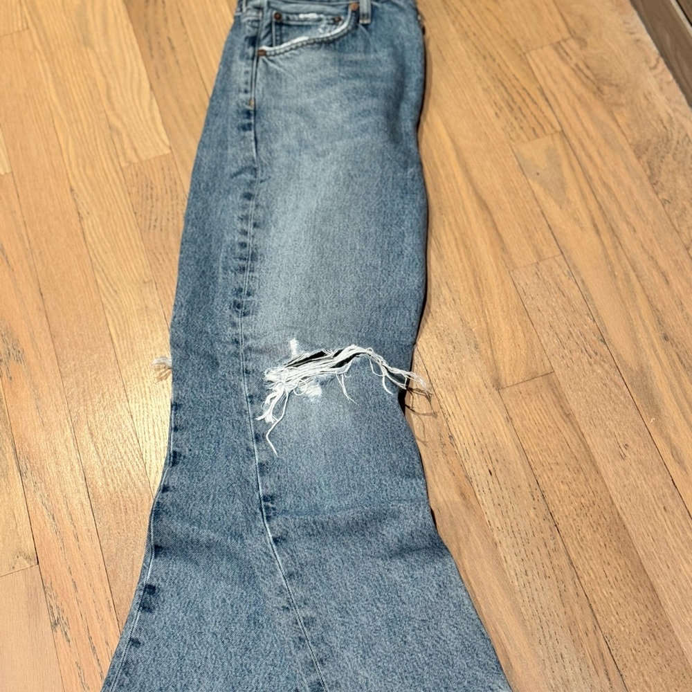 Agolde women’s Riley High Rise Distressed - Picture 4 of 4
